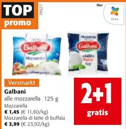 Colruyt Galbani mozzarella aanbieding