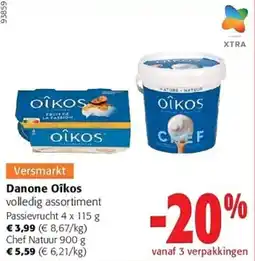 Colruyt Danone Oikos volledig assortiment aanbieding