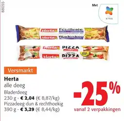 Colruyt Herta alle deeg Bladerdeeg aanbieding