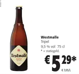 Colruyt Westmalle tripel aanbieding