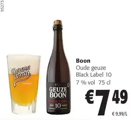 Colruyt Oude geuze black label 10 aanbieding