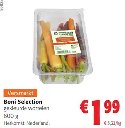 Colruyt Boni Selection gekleurde wortelen aanbieding
