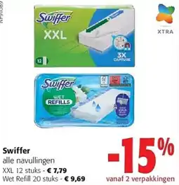 Colruyt Swiffer alle navullingen aanbieding