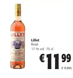 Colruyt Lillet rosé aanbieding