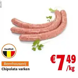 Colruyt Chipolata varken aanbieding