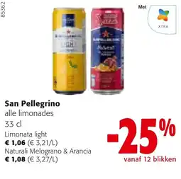 Colruyt San Pellegrino alle limonades aanbieding