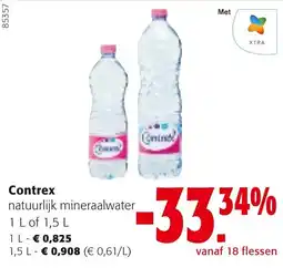 Colruyt Contrex natuurlijk mineraalwater aanbieding