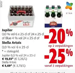 Colruyt Jupiler Stella Artois aanbieding