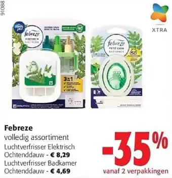 Colruyt Febreze volledig assortiment aanbieding