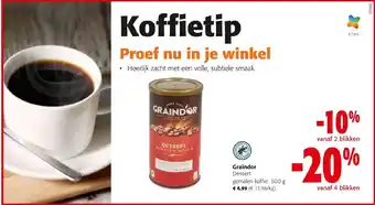 Colruyt Graindor Dessert gemalen koffie aanbieding