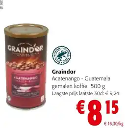 Colruyt Graindor Acatenango - Guatemala gemalen koffie aanbieding