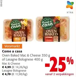 Colruyt Come a casa Oven Baked Mac & Cheese aanbieding