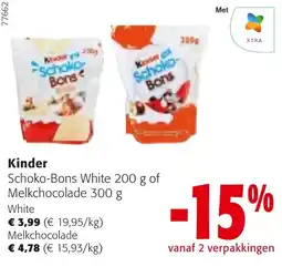 Colruyt Kinder schoko-bons white aanbieding