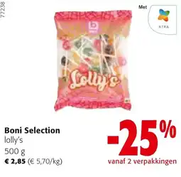 Colruyt Boni Selection lolly's aanbieding