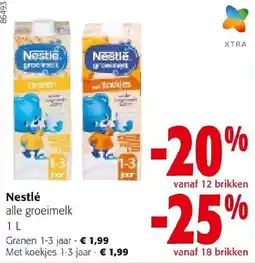 Colruyt Nestlé alle groeimelk aanbieding