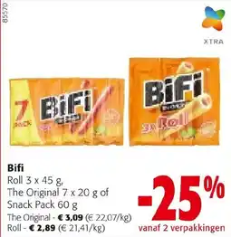 Colruyt Bifi roll aanbieding