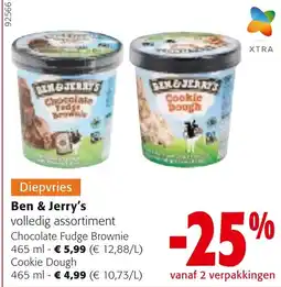 Colruyt Ben & Jerry's volledig assortiment aanbieding