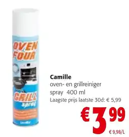 Colruyt Camille oven- en grillreiniger spray aanbieding
