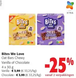 Colruyt Bites We Love Oat Bars Chewy aanbieding