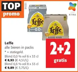Colruyt Leffe alle bieren in packs aanbieding