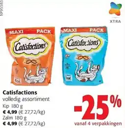 Colruyt Catisfactions volledig assortiment aanbieding