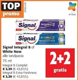 Colruyt Signal Integral 8 of White Now alle tandpasta aanbieding