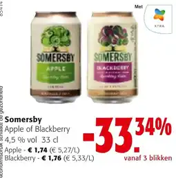 Colruyt Somersby Apple of Blackberry aanbieding