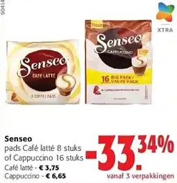 Colruyt Senseo pads Café latté aanbieding