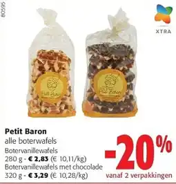Colruyt Petit Baron alle boterwafels aanbieding