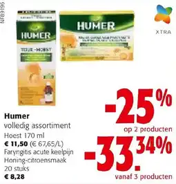 Colruyt Humer volledig assortiment aanbieding