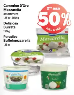 Spar Cammino D'Oro Mozzarella aanbieding