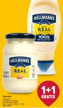 Delhaize Mayonaise Hellmann's aanbieding