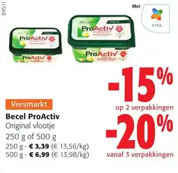 Colruyt Becel ProActiv Original vlootje aanbieding