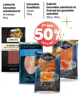 Spar Gerookte zalmforel of Gravad lax gerookte zalmfilet aanbieding