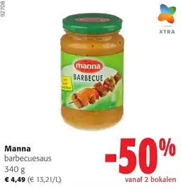 Colruyt Manna barbecuesaus aanbieding