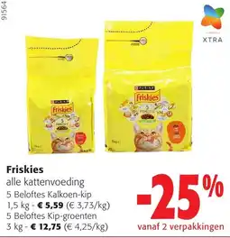 Colruyt Friskies alle kattenvoeding aanbieding