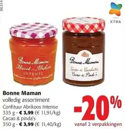 Colruyt Bonne Maman volledig assortiment aanbieding
