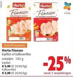 Colruyt Herta Finesse kipfilet of kalkoenfilet aanbieding