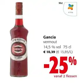 Colruyt Gancia vermouth aanbieding