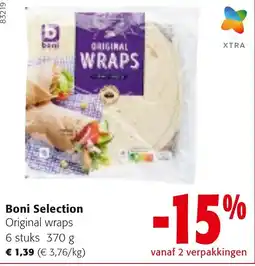 Colruyt Boni selection original wraps aanbieding