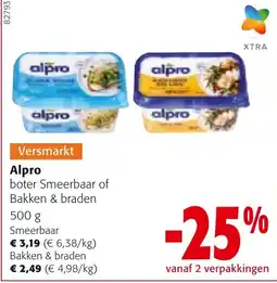 Colruyt Alpro boter aanbieding