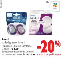 Colruyt Avent volledig assortiment aanbieding