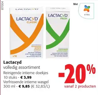 Colruyt Lactacyd volledig assortiment aanbieding