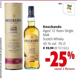 Colruyt Knockando Aged 12 Years Single Malt Scotch Whisky aanbieding