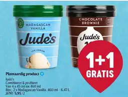 Delhaize Jude's ice cream aanbieding