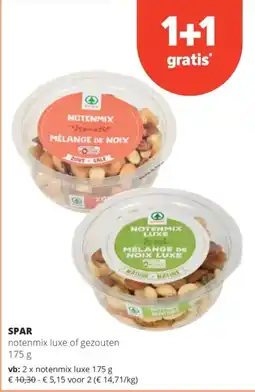 Spar notenmix luxe of gezouten aanbieding