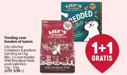 Delhaize Voeding voor honden of katten aanbieding