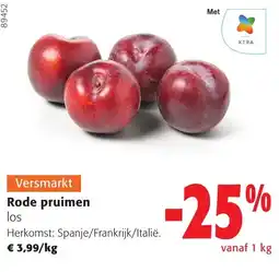Colruyt Rode pruimen aanbieding