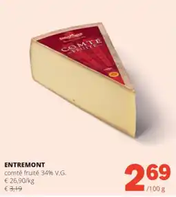Spar Entremont comté fruité aanbieding