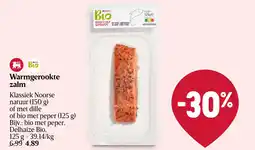 Delhaize Warmgerookte zalm aanbieding